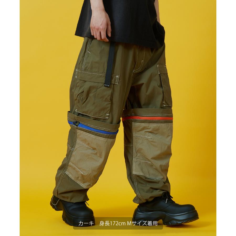 カーゴパンツ メンズ レディース ベルト ショートパンツ Tシャツ アメカジ カジュアル スケーター ストリート 韓国ファッション | improves | 12