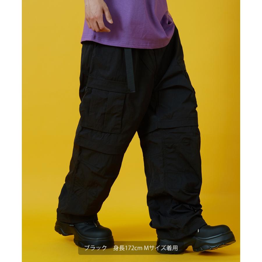 カーゴパンツ メンズ レディース ベルト ショートパンツ Tシャツ アメカジ カジュアル スケーター ストリート 韓国ファッション | improves | 04