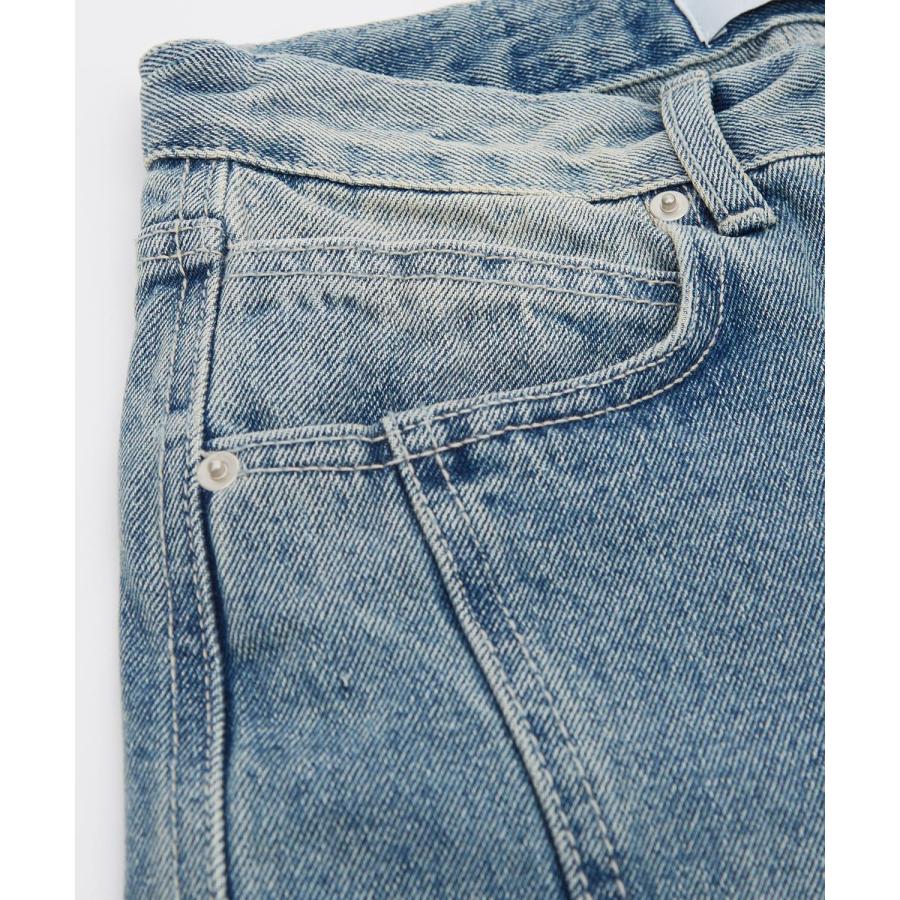 デニムパンツ メンズ ワイドジーンズ Tシャツ アメカジ カジュアル スケーター ストリート 韓国 ノームコア | improves | 16