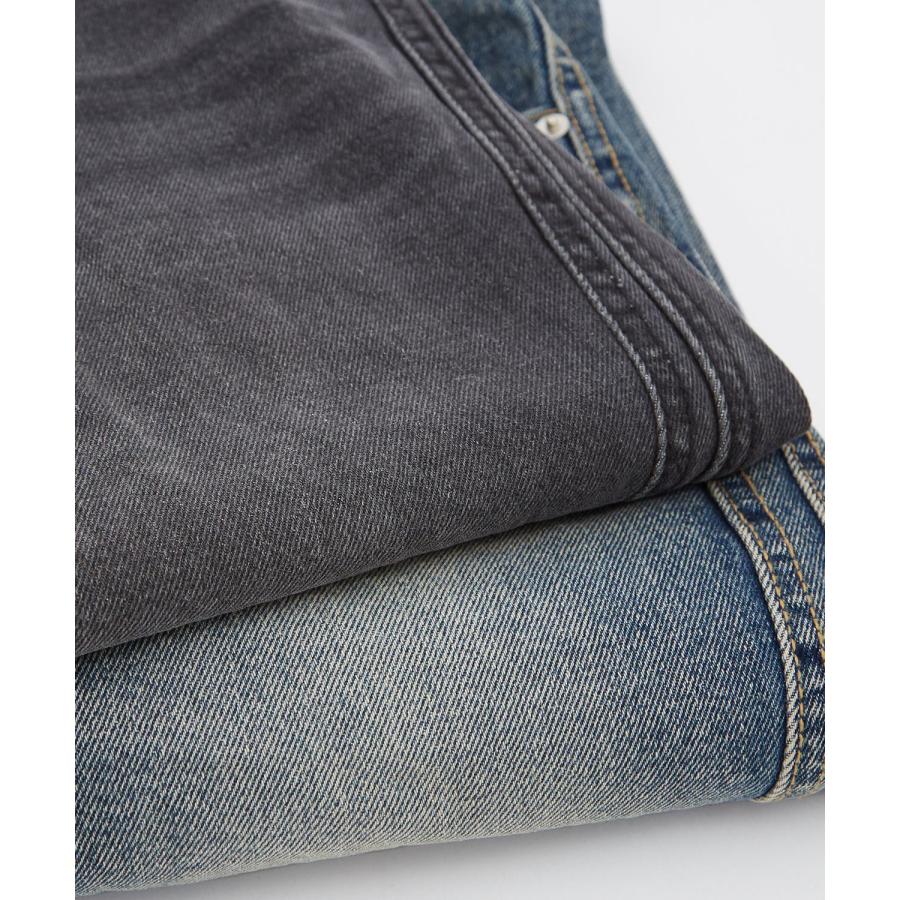 デニムパンツ メンズ ワイドジーンズ フレアデニム Tシャツ アメカジ カジュアル スケーター ストリート 韓国 ノームコア | improves | 13