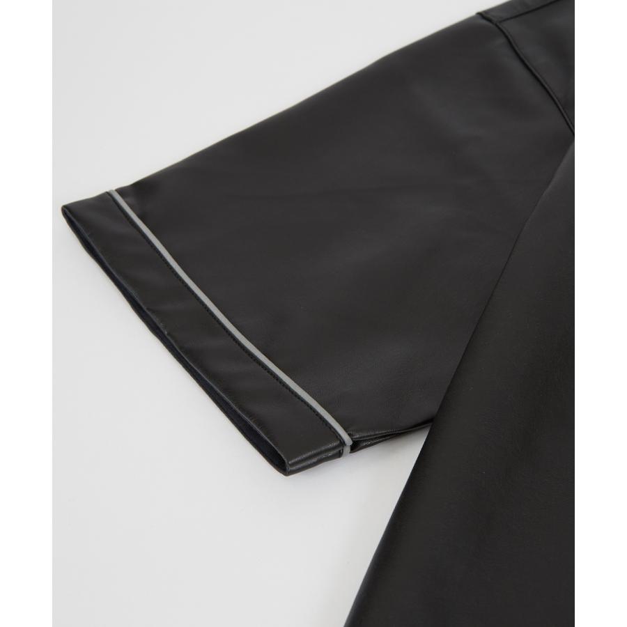 ブルゾン メンズ レディース 合成皮革 ベスボール ジャケット PUレザージャケットシャツ アメカジ カジュアル ストリート スケーター 韓国 | improves | 09