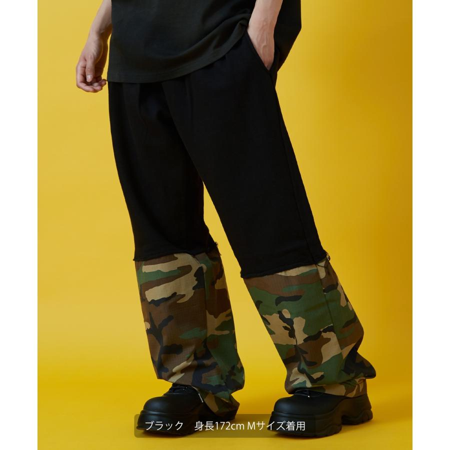 スウェットパンツ メンズ レディース カモフラ ダ Tシャツ アメカジ カジュアル スケーター ストリート 韓国 | improves | 03