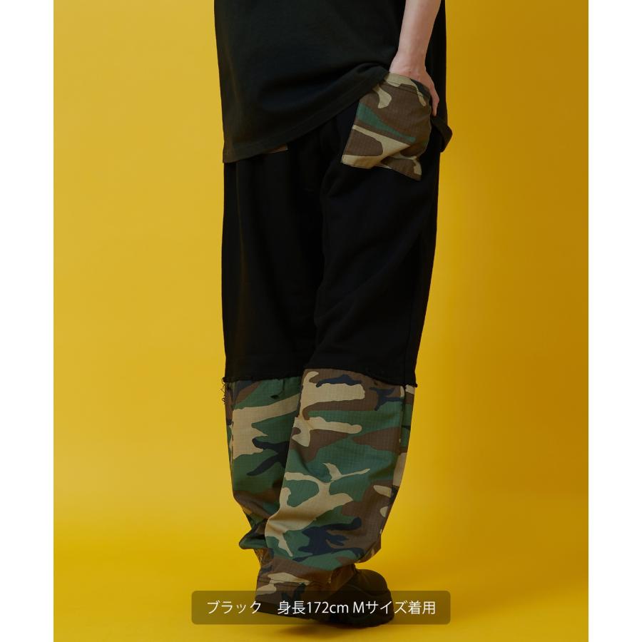 スウェットパンツ メンズ レディース カモフラ ダ Tシャツ アメカジ カジュアル スケーター ストリート 韓国 | improves | 06