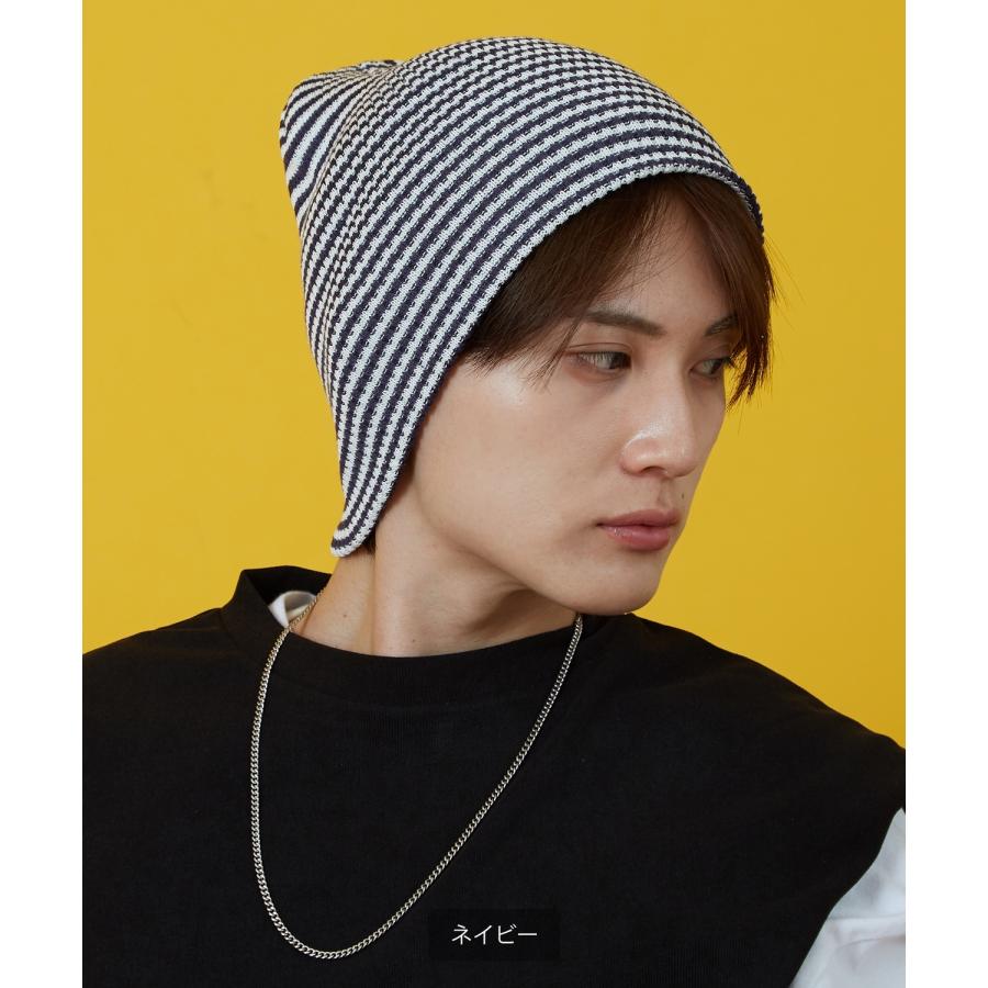 キャップ メンズ レディース ビーニー ニット ボーダー 帽子 ストリート スケーター アメカジ 古着MIX 韓国ファッション | improves | 10