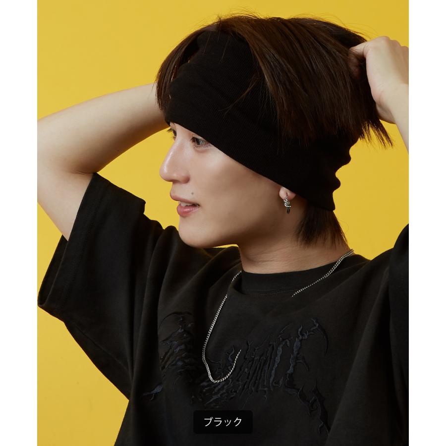 ヘアバンド メンズ レディース 帽子 スポーツ ダンス アクセサリー フェス スケーター ストリート アメカジ カジュアル 韓国ストリート Y2K | improves | 08