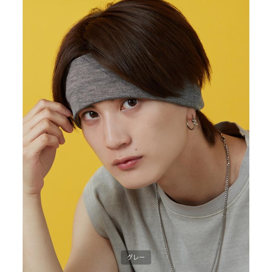 ヘアバンド メンズ レディース 帽子 スポーツ ダンス アクセサリー フェス スケーター ストリート アメカジ カジュアル 韓国ストリート Y2K | improves | 09