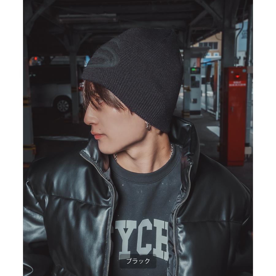 ニット帽 メンズ レディース S字 刺しゅう ニットキャップ ルーズシルエット ロゴビーニー ワッチキャップ ストリート Y2K 韓国ファッション アメカジ | improves | 10