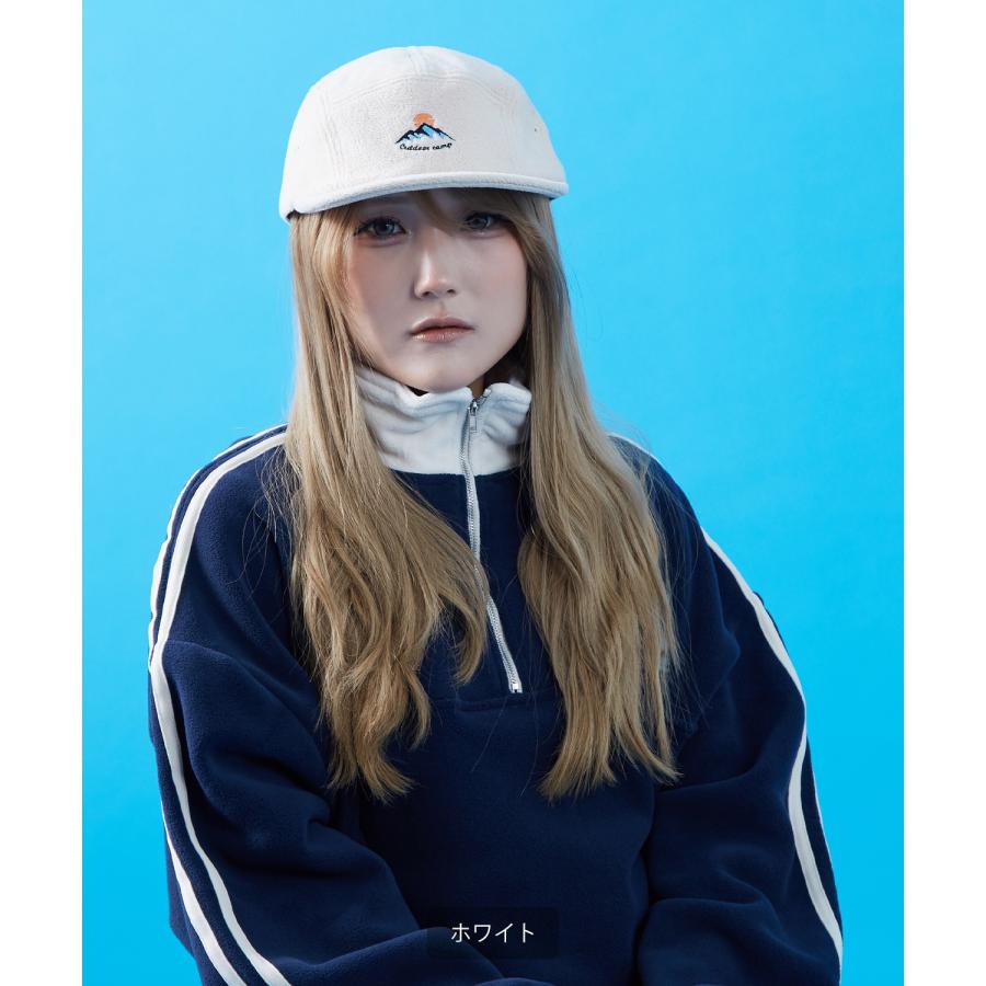 キャップ メンズ 帽子 ジェットキャップ フリース ロゴ ローキャップ スケーター ストリート アウトドア アメカジ カジュアル 韓国ストリート | improves | 16