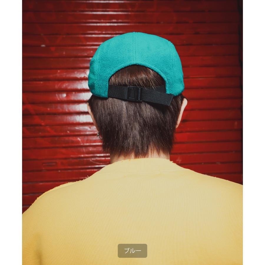 キャップ メンズ 帽子 ジェットキャップ フリース ロゴ ローキャップ スケーター ストリート アウトドア アメカジ カジュアル 韓国ストリート | improves | 07