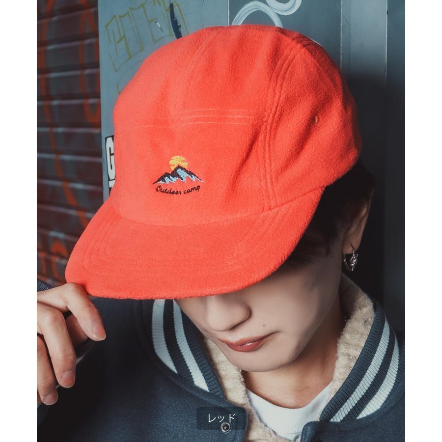 キャップ メンズ 帽子 ジェットキャップ フリース ロゴ ローキャップ スケーター ストリート アウトドア アメカジ カジュアル 韓国ストリート | improves | 09