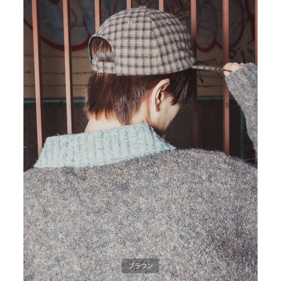 チェック柄 キャップ メンズ レディース ベースボールキャップ ローキャップ BBキャップ タータンチェック グレンチェック 刺しゅう 帽子 カジュアル ストリート | improves | 20