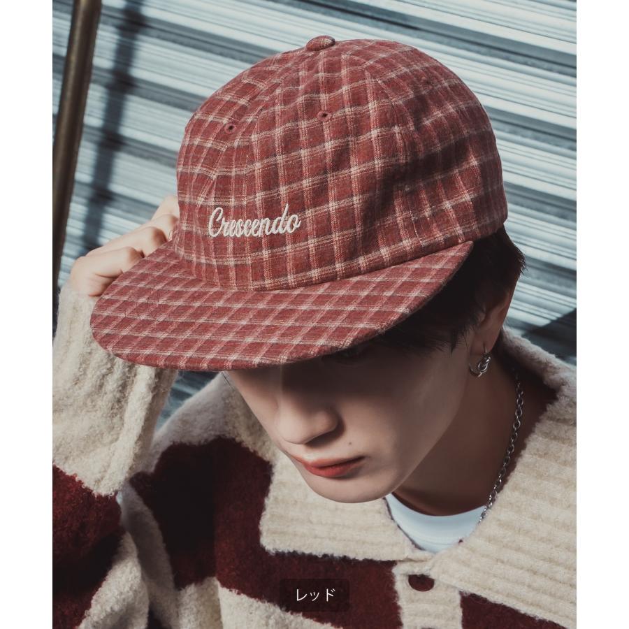 チェック柄 キャップ メンズ レディース ベースボールキャップ ローキャップ BBキャップ タータンチェック グレンチェック 刺しゅう 帽子 カジュアル ストリート | improves | 09