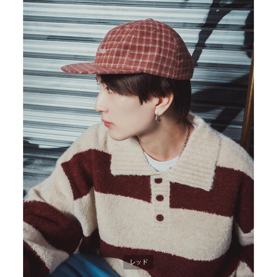 チェック柄 キャップ メンズ レディース ベースボールキャップ ローキャップ BBキャップ タータンチェック グレンチェック 刺しゅう 帽子 カジュアル ストリート | improves | 11