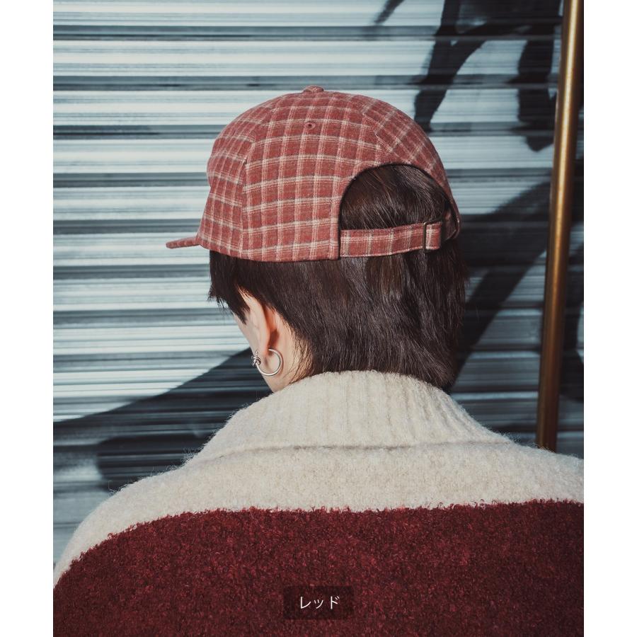 チェック柄 キャップ メンズ レディース ベースボールキャップ ローキャップ BBキャップ タータンチェック グレンチェック 刺しゅう 帽子 カジュアル ストリート | improves | 12