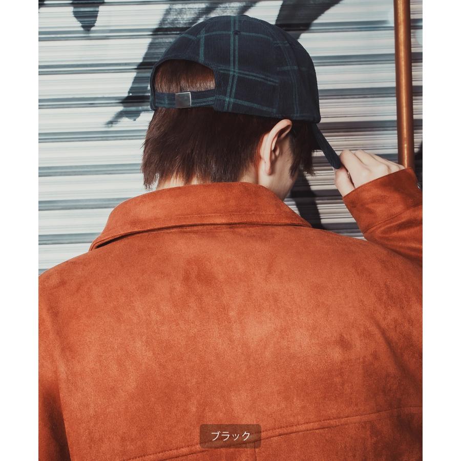 コーデュロイ チェック柄 キャップ ユニセックス ロゴ刺しゅう レトロ カジュアル アメカジ 古着MIX 韓国 ベースボールキャップ 帽子 | improves | 16