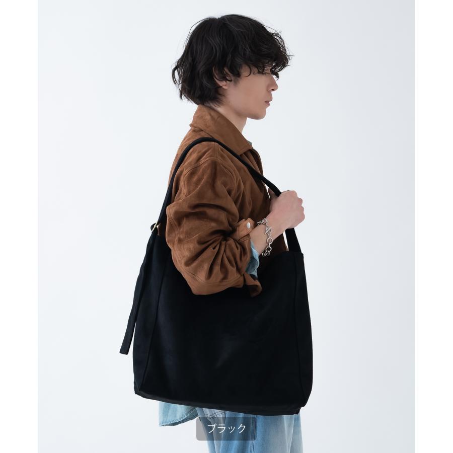 ショルダーバッグ メンズ スエード調 カバン 鞄 通学 通勤 旅行 きれいめ カジュアル 古着MIX 韓国ファッション Y2K ブラック ブラウン | improves | 04
