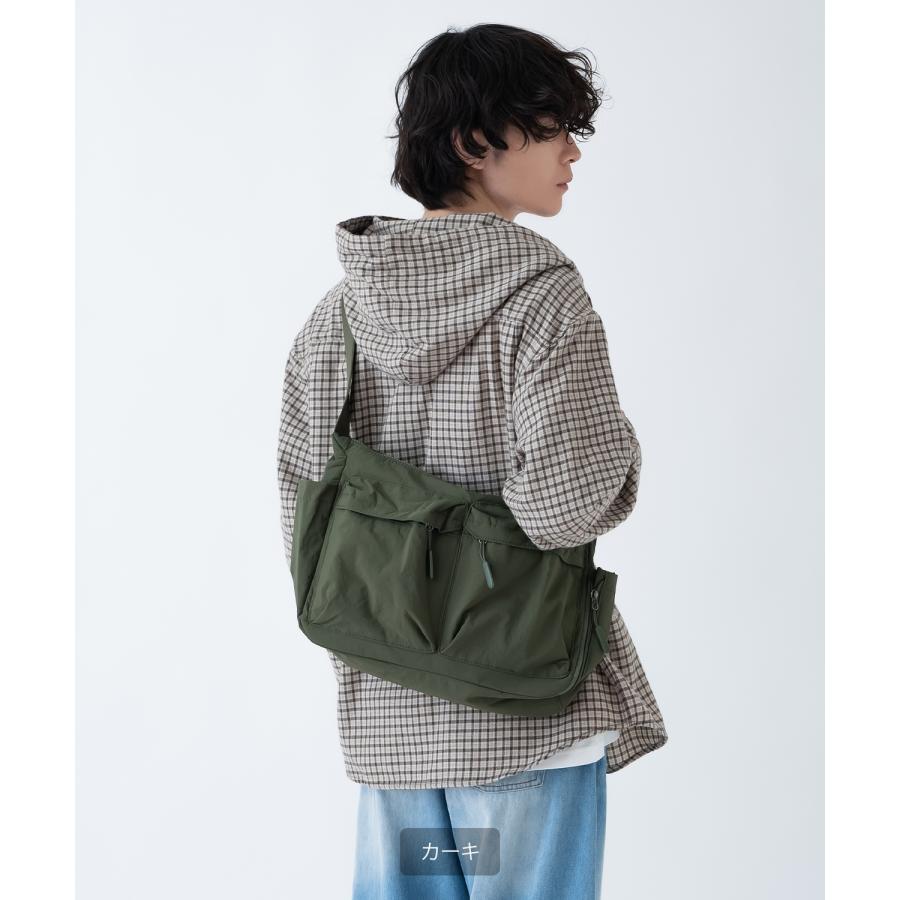 ショルダーバッグ メンズ ナイロン ボディバッグ サコッシュ 鞄 カバン バック フリーサイズ アメカジ カジュアル 古着MIX スケーター ストリート 韓国 | improves | 04