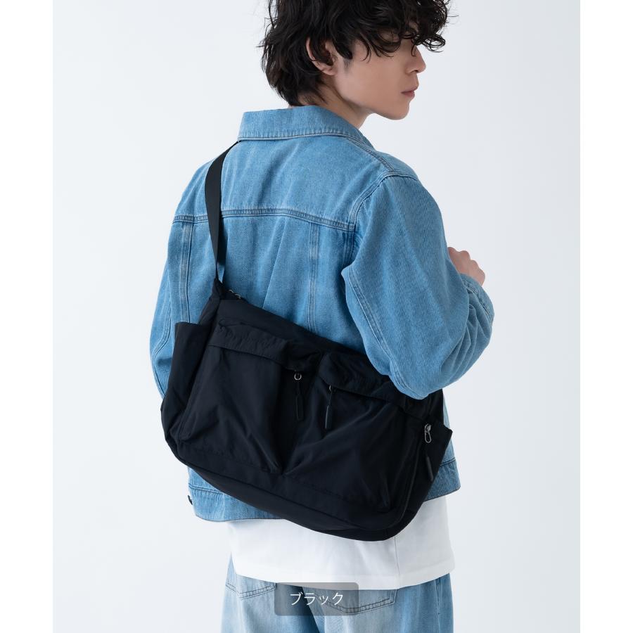 ショルダーバッグ メンズ ナイロン ボディバッグ サコッシュ 鞄 カバン バック フリーサイズ アメカジ カジュアル 古着MIX スケーター ストリート 韓国 | improves | 05