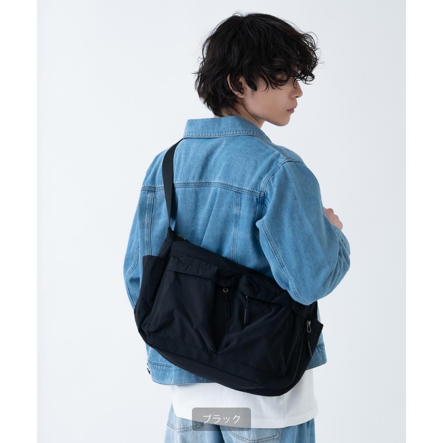 ショルダーバッグ メンズ ナイロン ボディバッグ サコッシュ 鞄 カバン バック フリーサイズ アメカジ カジュアル 古着MIX スケーター ストリート 韓国 | improves | 06