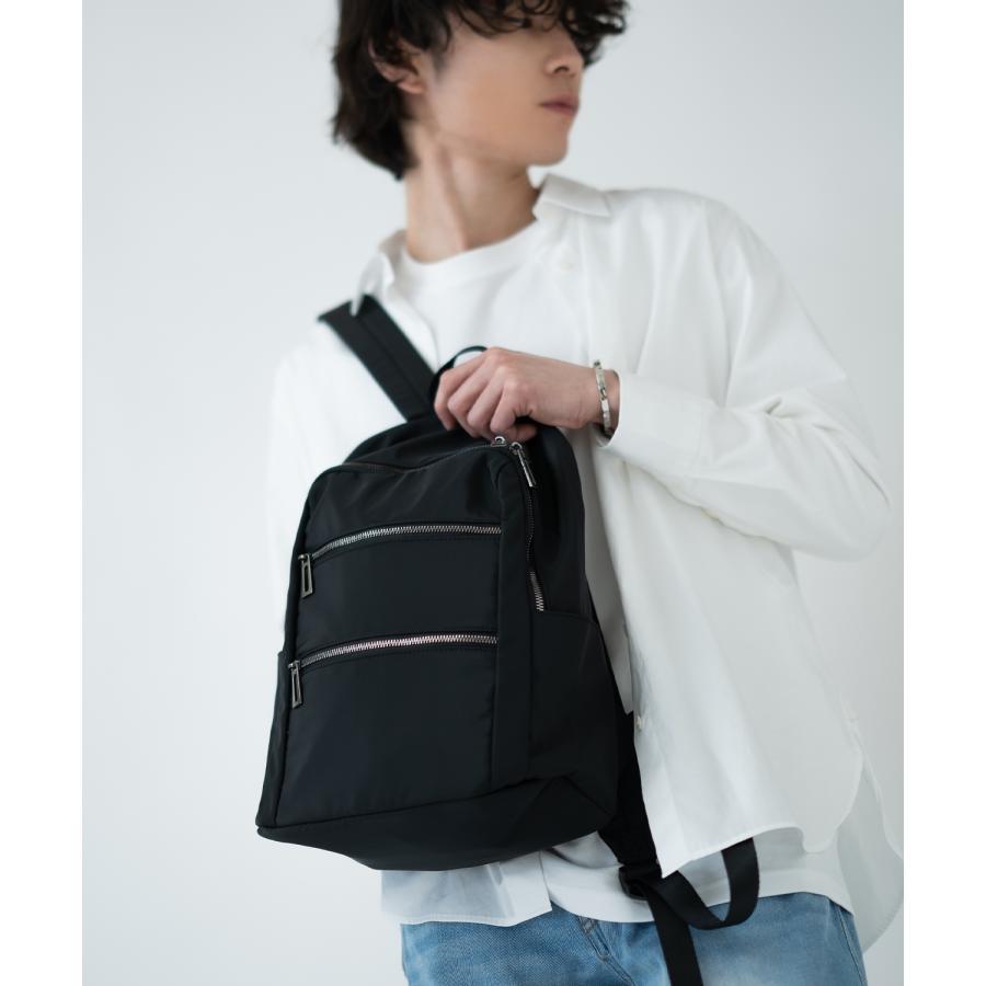 リュック メンズ ナイロン バックパック 鞄 通勤 旅行 大容量 ナイロン きれいめ カジュアル ユニセックス 韓国ファッション Y2K ブラック | improves | 03