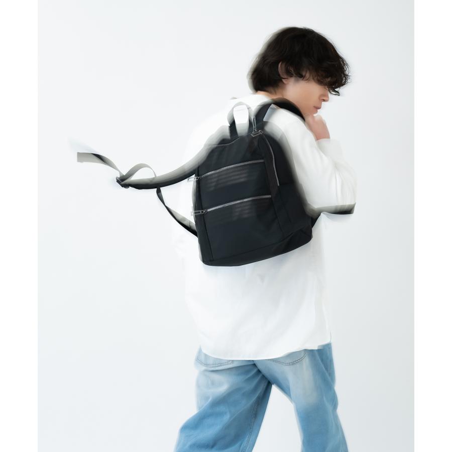 リュック メンズ ナイロン バックパック 鞄 通勤 旅行 大容量 ナイロン きれいめ カジュアル ユニセックス 韓国ファッション Y2K ブラック | improves | 05