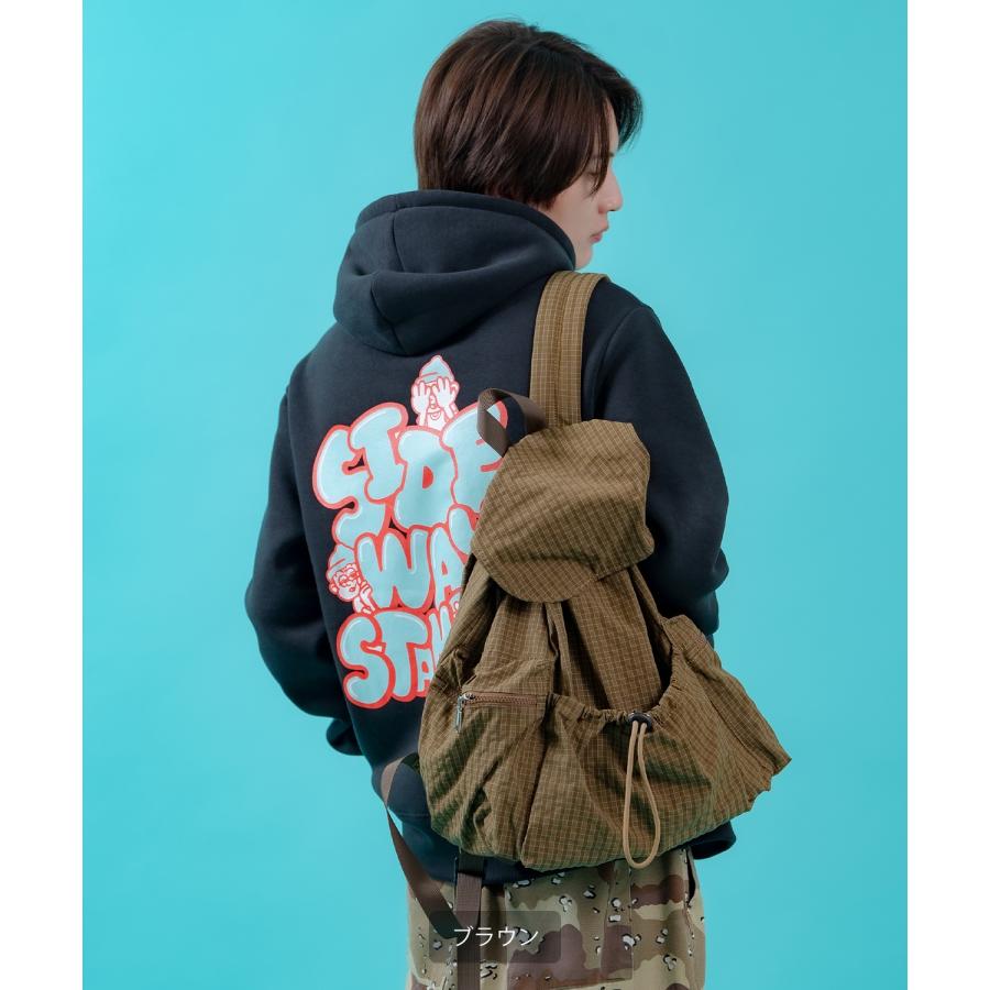 リュック メンズ ナイロン チェック柄 バックパック 鞄 通勤 旅行 大容量 きれいめ カジュアル ユニセックス 韓国ファッション Y2K ブラック グレー ブラウン | improves | 07