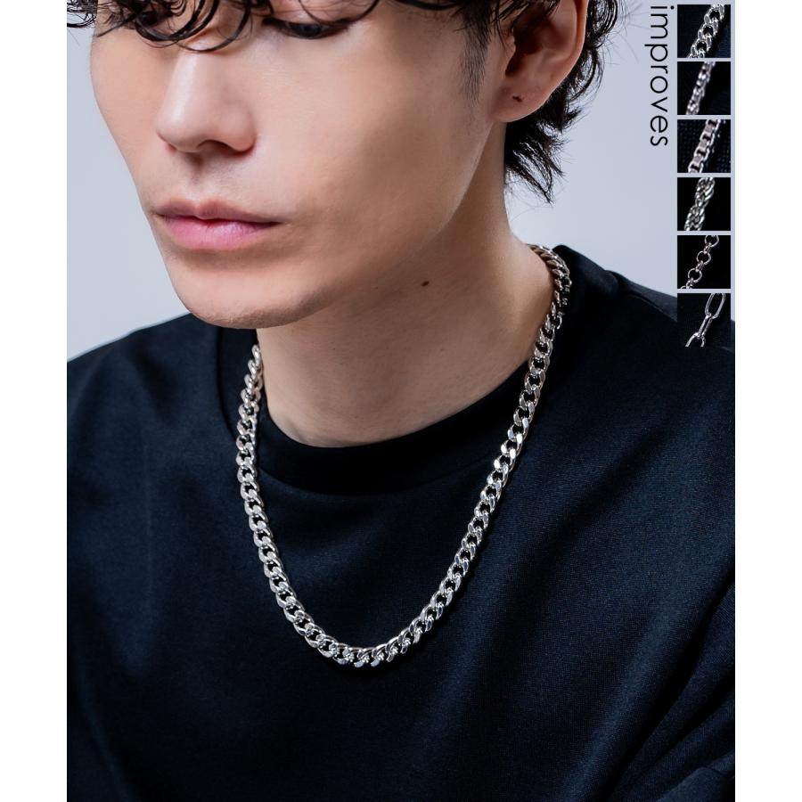 ネックレス ゴールド 50cm メンズ チェーン レディース ストリート 韓国ファッション アクセサリー シンプル 喜平 かっこいい 男女兼用 ギフト ユニセックス | improves