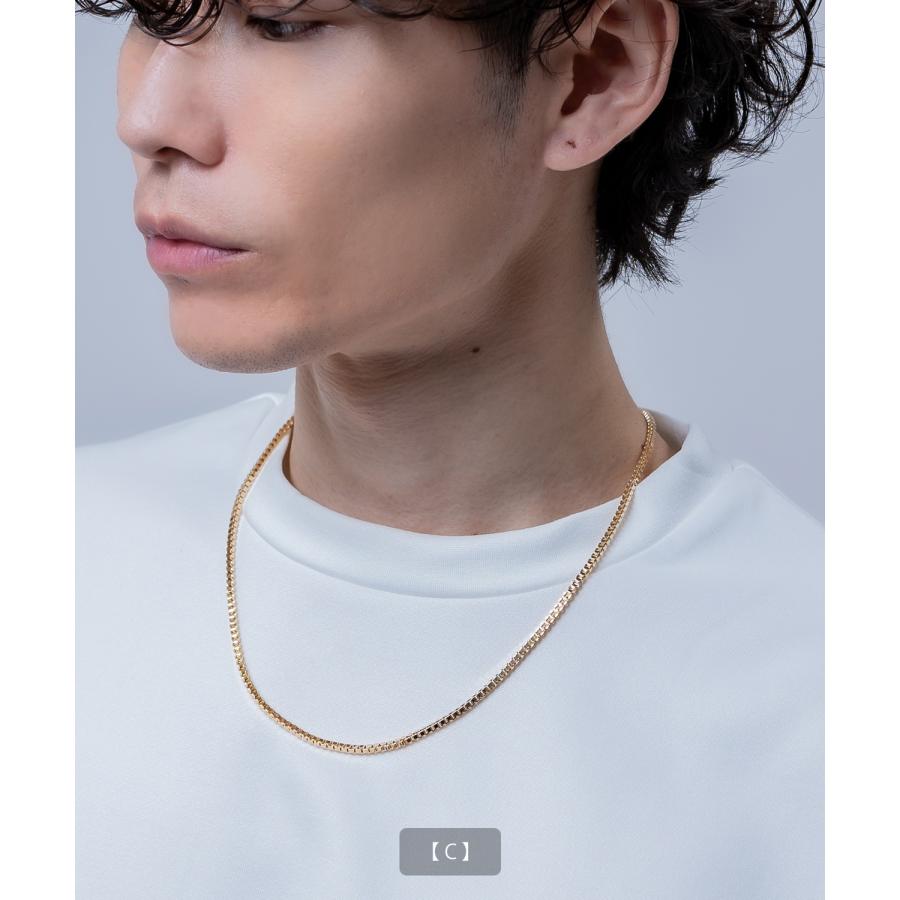 ネックレス ゴールド 50cm メンズ チェーン レディース ストリート 韓国ファッション アクセサリー シンプル 喜平 かっこいい 男女兼用 ギフト ユニセックス | improves | 09