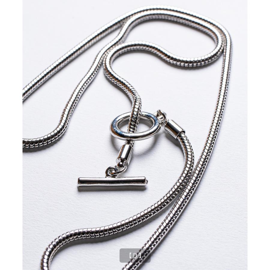 ネックレス メンズ シルバー 60cm マンテル ロングネックレス チェーン 喜平 あずき シンプル レディース ユニセックス アクセサリー | improves | 20