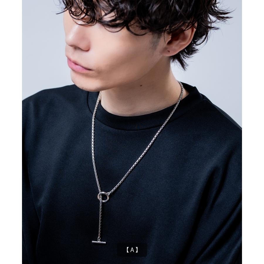 ネックレス メンズ シルバー 60cm マンテル ロングネックレス チェーン 喜平 あずき シンプル レディース ユニセックス アクセサリー | improves | 07
