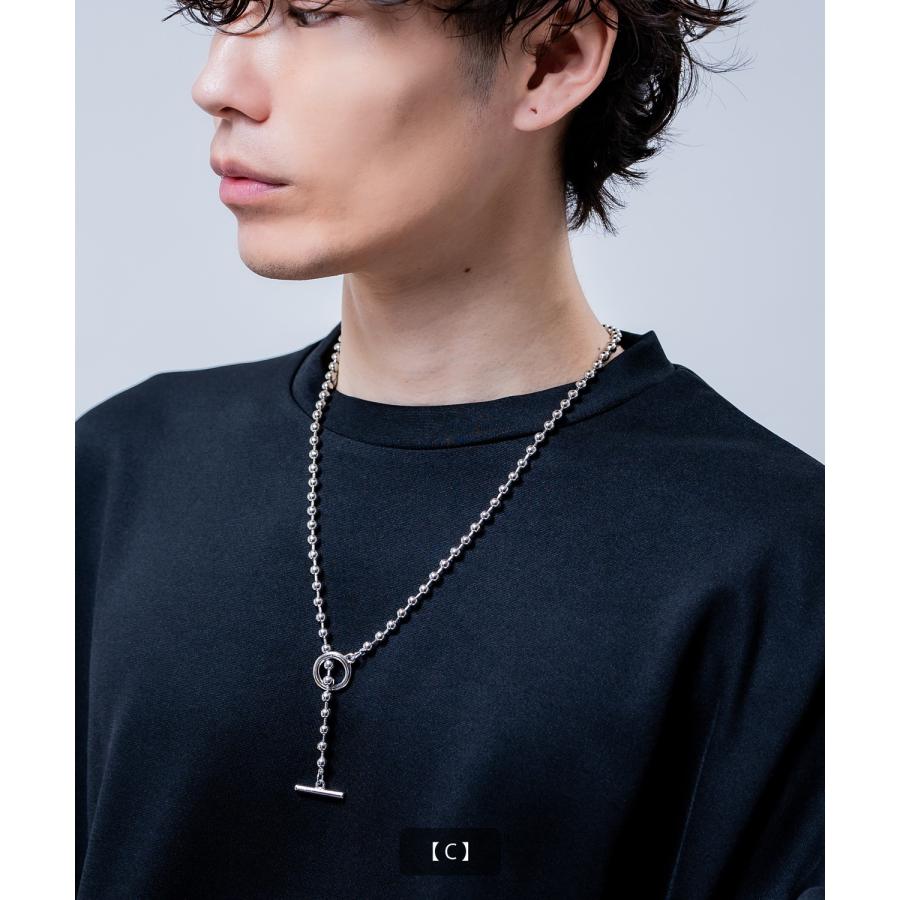 ネックレス メンズ シルバー 60cm マンテル ロングネックレス チェーン 喜平 あずき シンプル レディース ユニセックス アクセサリー | improves | 09