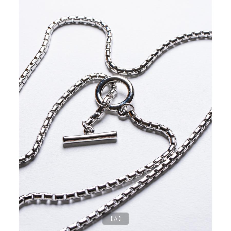 ネックレス メンズ シルバー 60cm マンテル ロングネックレス チェーン 喜平 あずき シンプル レディース ユニセックス アクセサリー | improves | 14