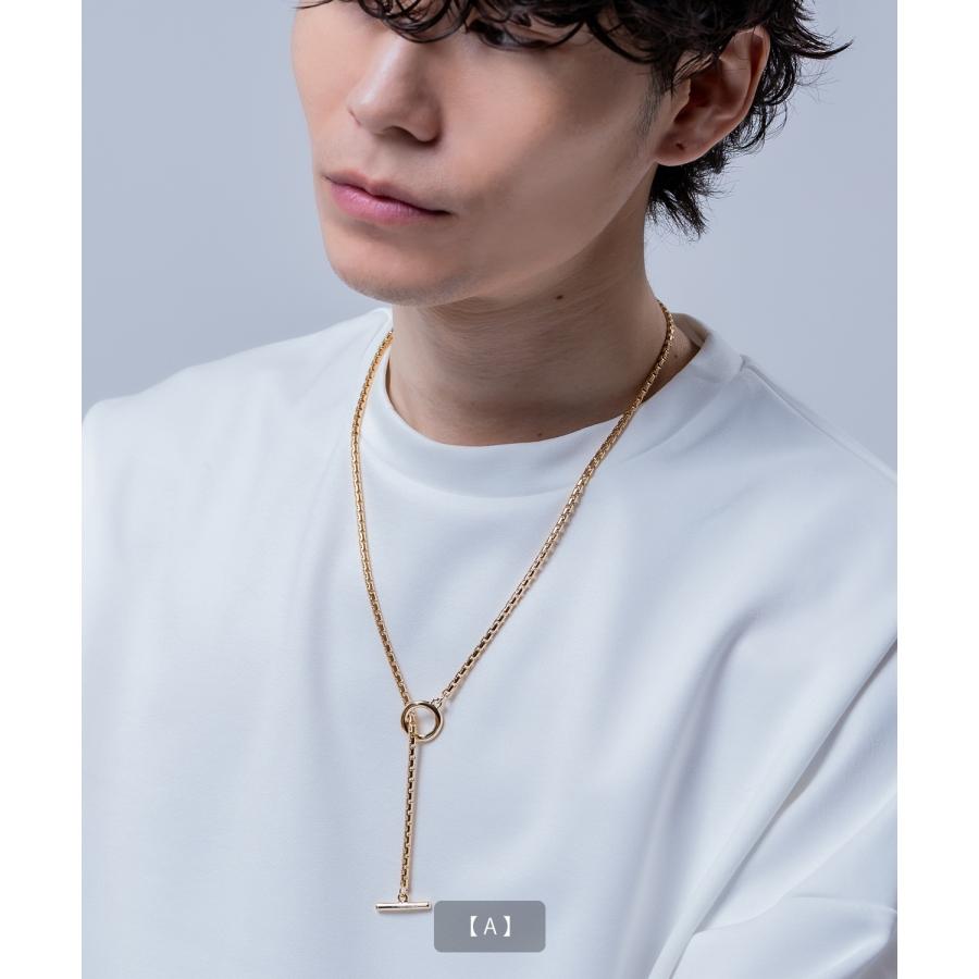 ゴールドネックレス 60cm ロング チェーン メンズ レディース アクセサリー ユニセックス ストリート 韓国ファッション カジュアル モード シンプル ギフト | improves | 07