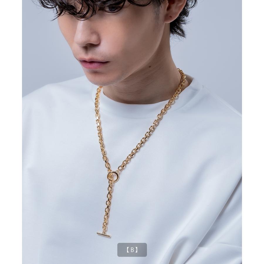 ゴールドネックレス 60cm ロング チェーン メンズ レディース アクセサリー ユニセックス ストリート 韓国ファッション カジュアル モード シンプル ギフト | improves | 08