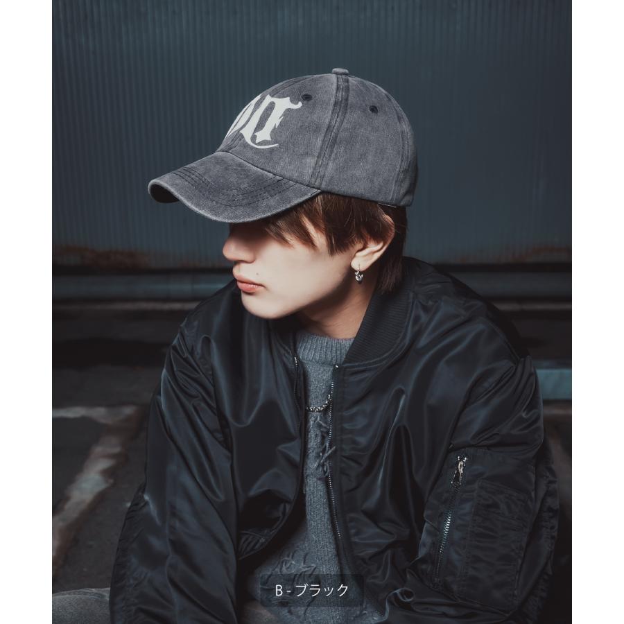 キャップ メンズ 帽子 ベースボールキャップ スプレーアート ウォッシュド ロゴ ローキャップ スケーター ストリート アメカジ カジュアル 韓国ストリート | improves | 14