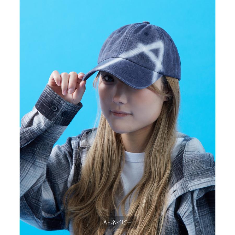 キャップ メンズ 帽子 ベースボールキャップ スプレーアート ウォッシュド ロゴ ローキャップ スケーター ストリート アメカジ カジュアル 韓国ストリート | improves | 11