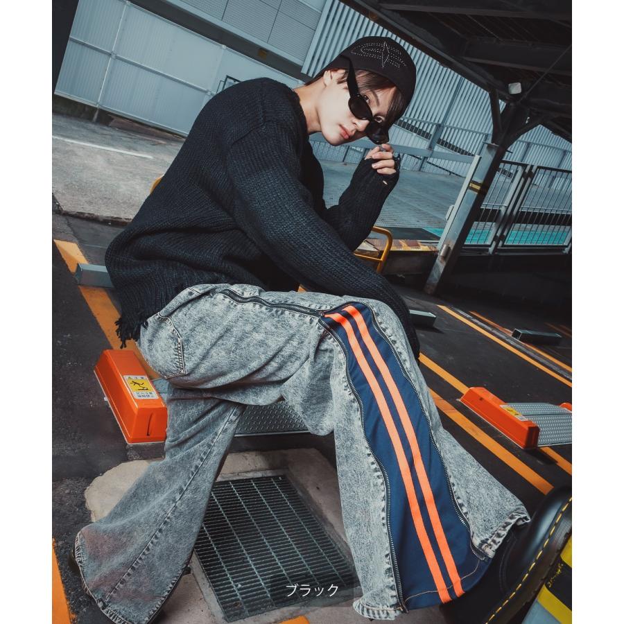 ニット帽 メンズ ニット帽子 ニットキャップ ビーニー 帽子 スタッズロゴ カジュアル ストリート スケーター アメカジ 古着MIX 韓国ファッション | improves | 05