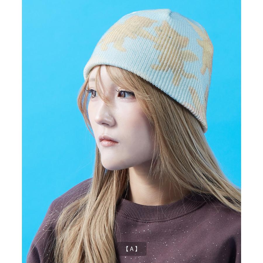 ニット帽 メンズ ニット帽子 ニットキャップ ビーニー 帽子 バリエーション カジュアル ストリート スケーター アメカジ 古着MIX 韓国ファッション | improves | 05