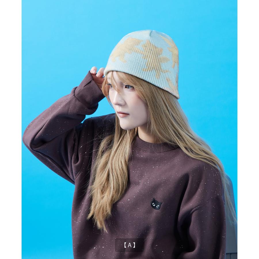 ニット帽 メンズ ニット帽子 ニットキャップ ビーニー 帽子 バリエーション カジュアル ストリート スケーター アメカジ 古着MIX 韓国ファッション | improves | 06