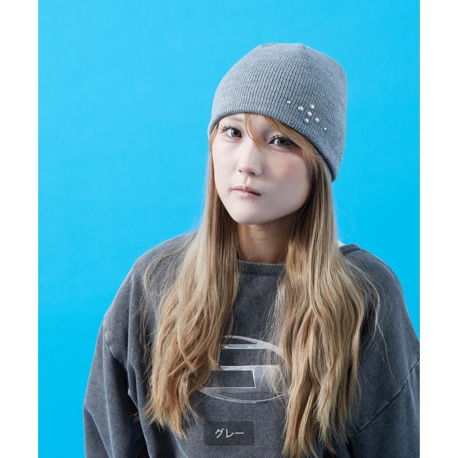 ニット帽 メンズ ニット帽子 ニットキャップ ビーニー 帽子 スタッズ カジュアル ストリート スケーター アメカジ 古着MIX 韓国ファッション | improves | 13