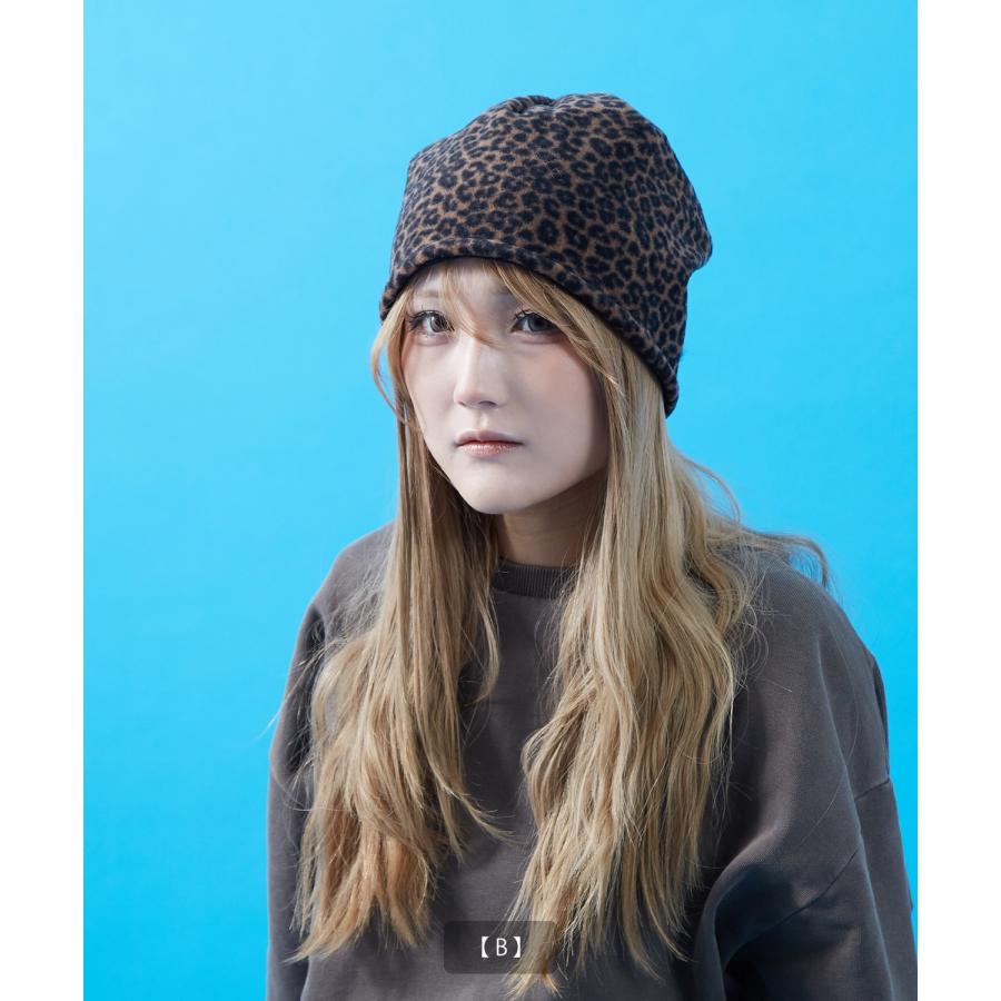 ニット帽 メンズ ニット帽子 ニットキャップ ビーニー 帽子 総柄 カジュアル ストリート スケーター アメカジ 古着MIX 韓国ファッション ブラック ブラウン | improves | 08