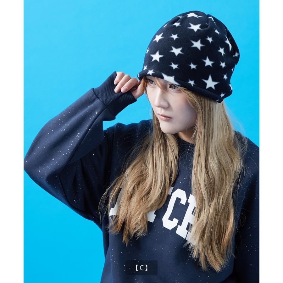 ニット帽 メンズ ニット帽子 ニットキャップ ビーニー 帽子 総柄 カジュアル ストリート スケーター アメカジ 古着MIX 韓国ファッション ブラック ブラウン | improves | 10