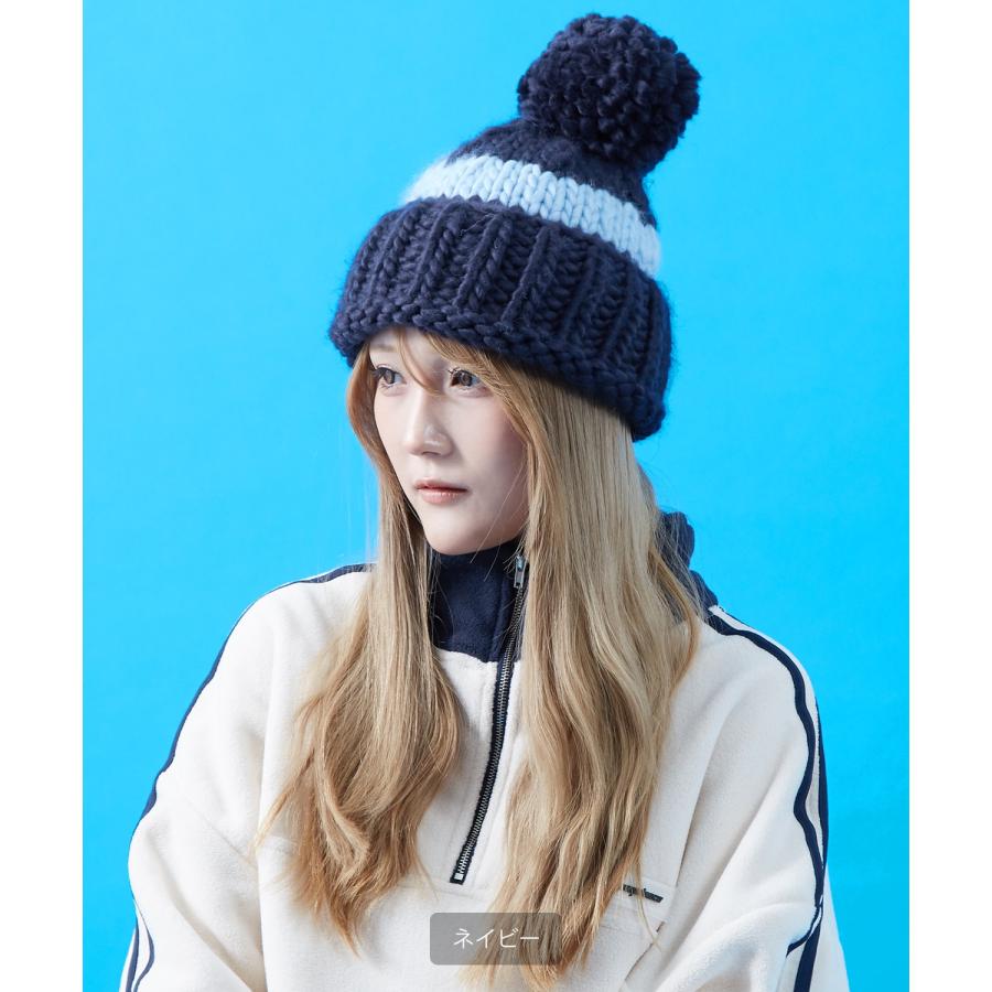 ニット帽 メンズ ニット帽子 ニットキャップ ビーニー 帽子 ボンボン カジュアル ストリート スケーター アメカジ 古着MIX 韓国ファッション | improves | 13