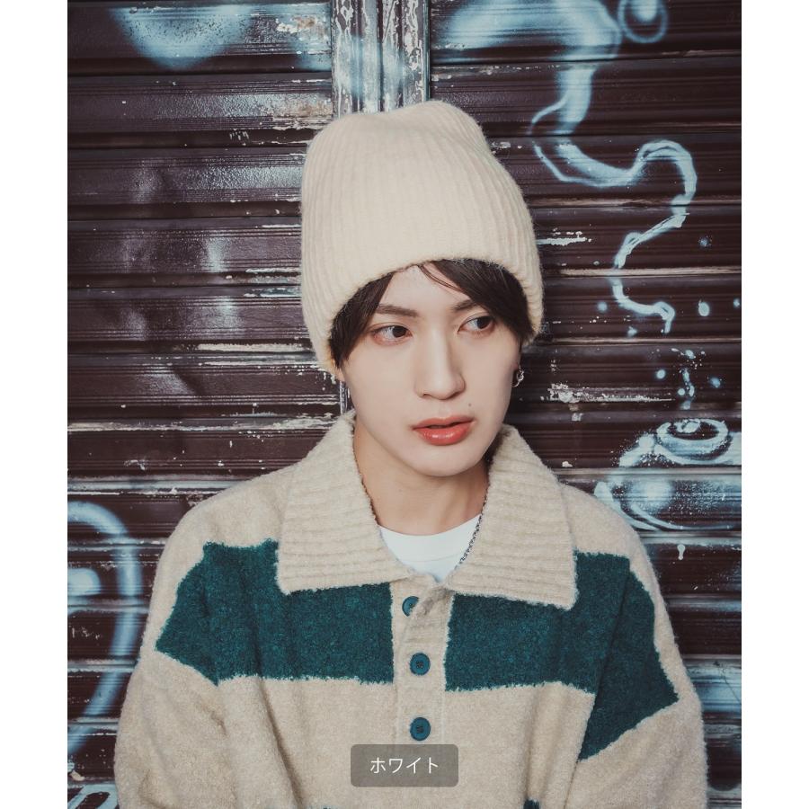 ニット帽 メンズ ニット帽子 ニットキャップ ビーニー 帽子 カジュアル ストリート スケーター アメカジ 古着MIX 韓国ファッション | improves | 16