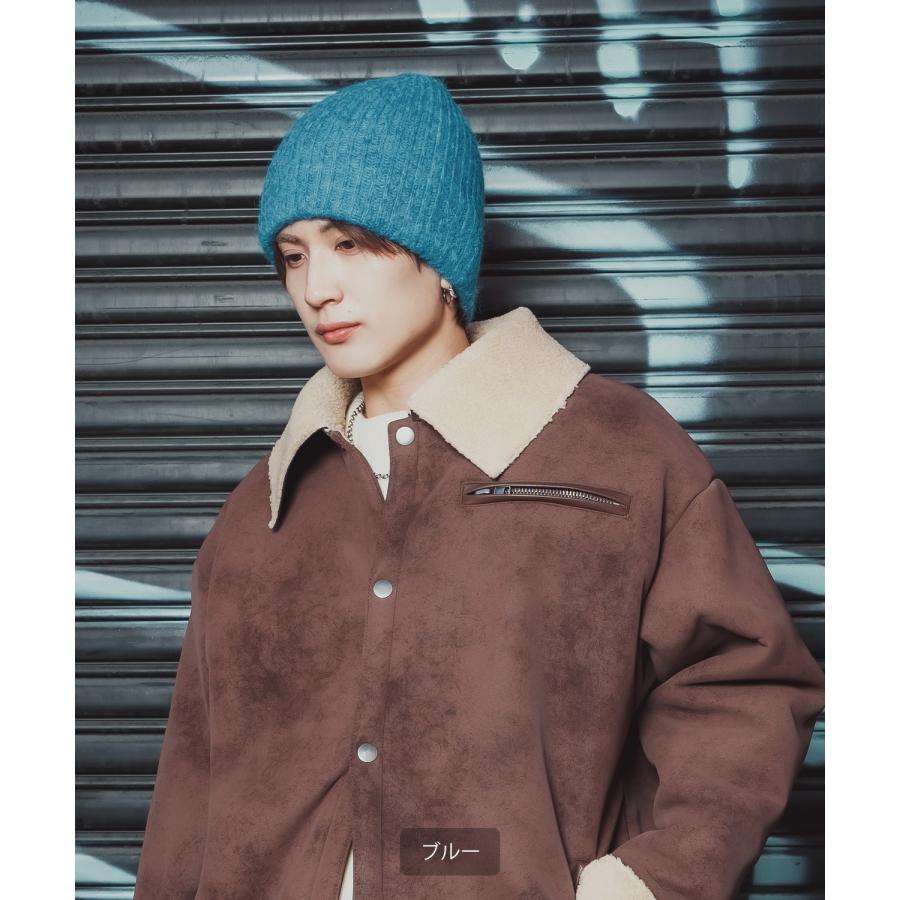 ニット帽 メンズ ニット帽子 ニットキャップ ビーニー 帽子 カジュアル ストリート スケーター アメカジ 古着MIX 韓国ファッション | improves | 06