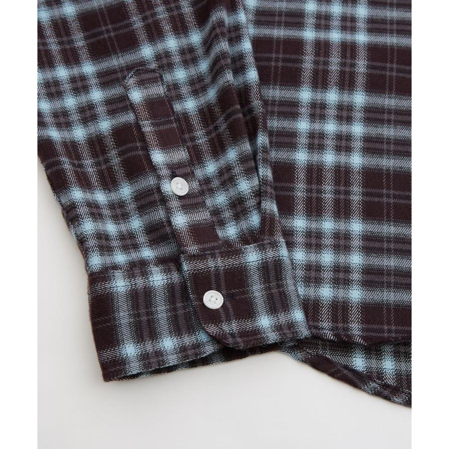 チェックシャツ クロップド丈 メンズ 長袖シャツ グランジファッション ストリート オーバーサイズ ビッグシルエット Y2K 韓国 古着MIX アメカジ カジュアル | improves | 21