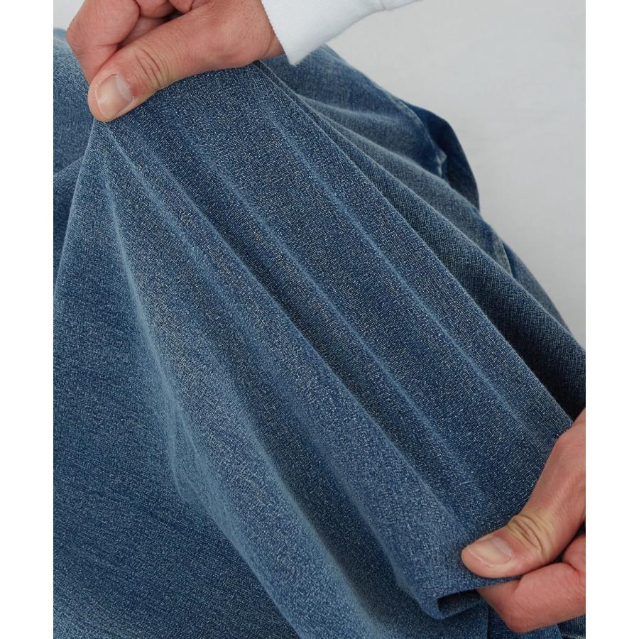 デニムジャケット メンズ スウェットデニム カットデニム ジャージ ジャケット トラックジャケット サイドライン improves | improves | 17