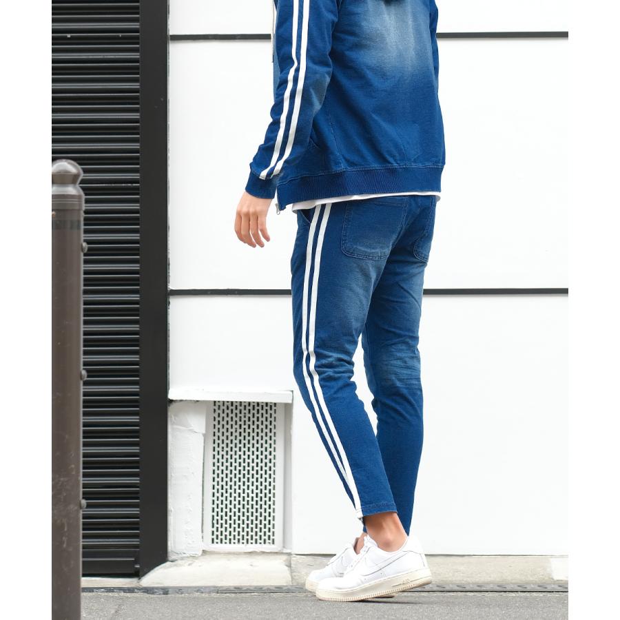 リサウンドクロージング ストレッチ ライン スウェット デニム パンツ 2 リサウンドクロージング ストレッチ ライン スウェット デニム