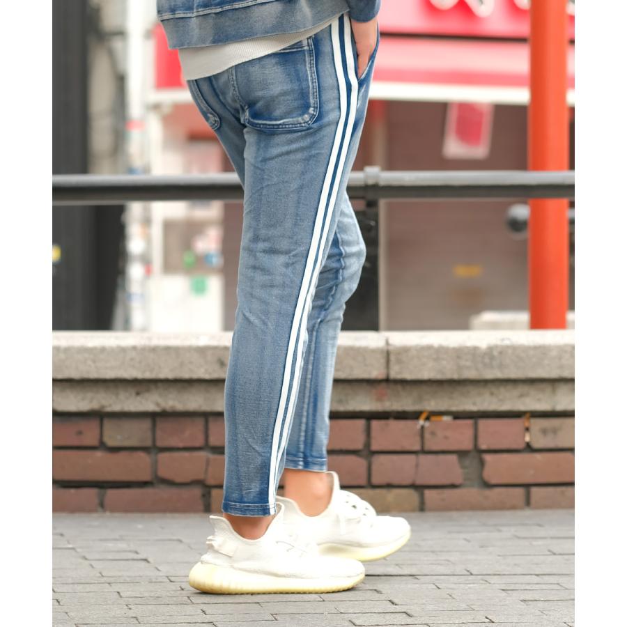 improves ラインパンツ メンズ サイドライン パンツ デニム