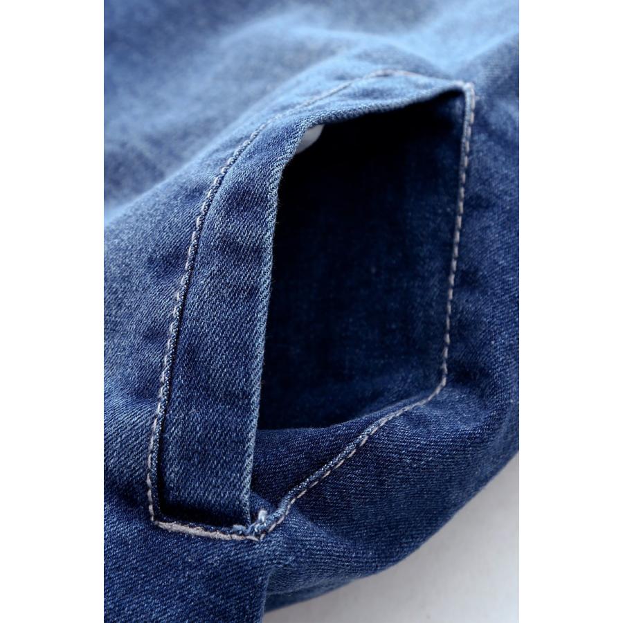 ランチコート メンズ 中綿ジャケット サーフ 星柄 裏ボア 防寒 Gジャン デニムジャケット 青 アウター ジャンバー ブルゾン | improves | 13